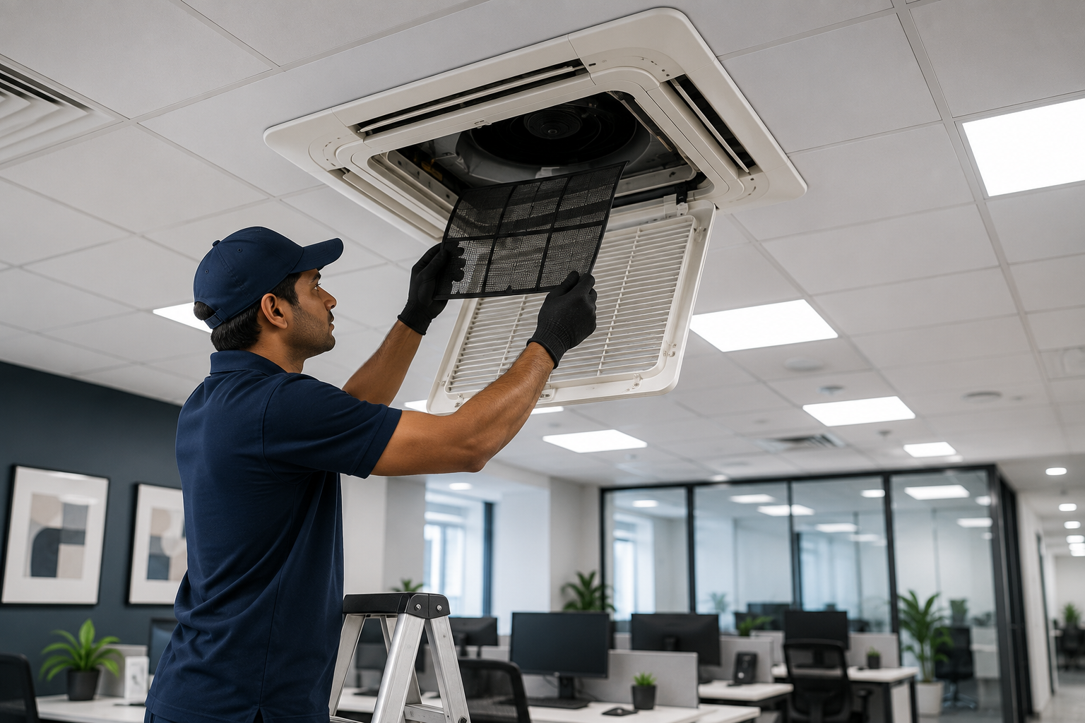 Office AC Servicing